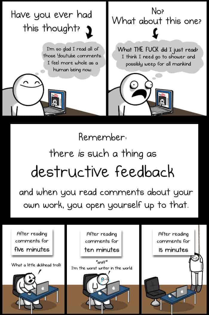 Dealing with blog hate comments Dealing with blog hate comments