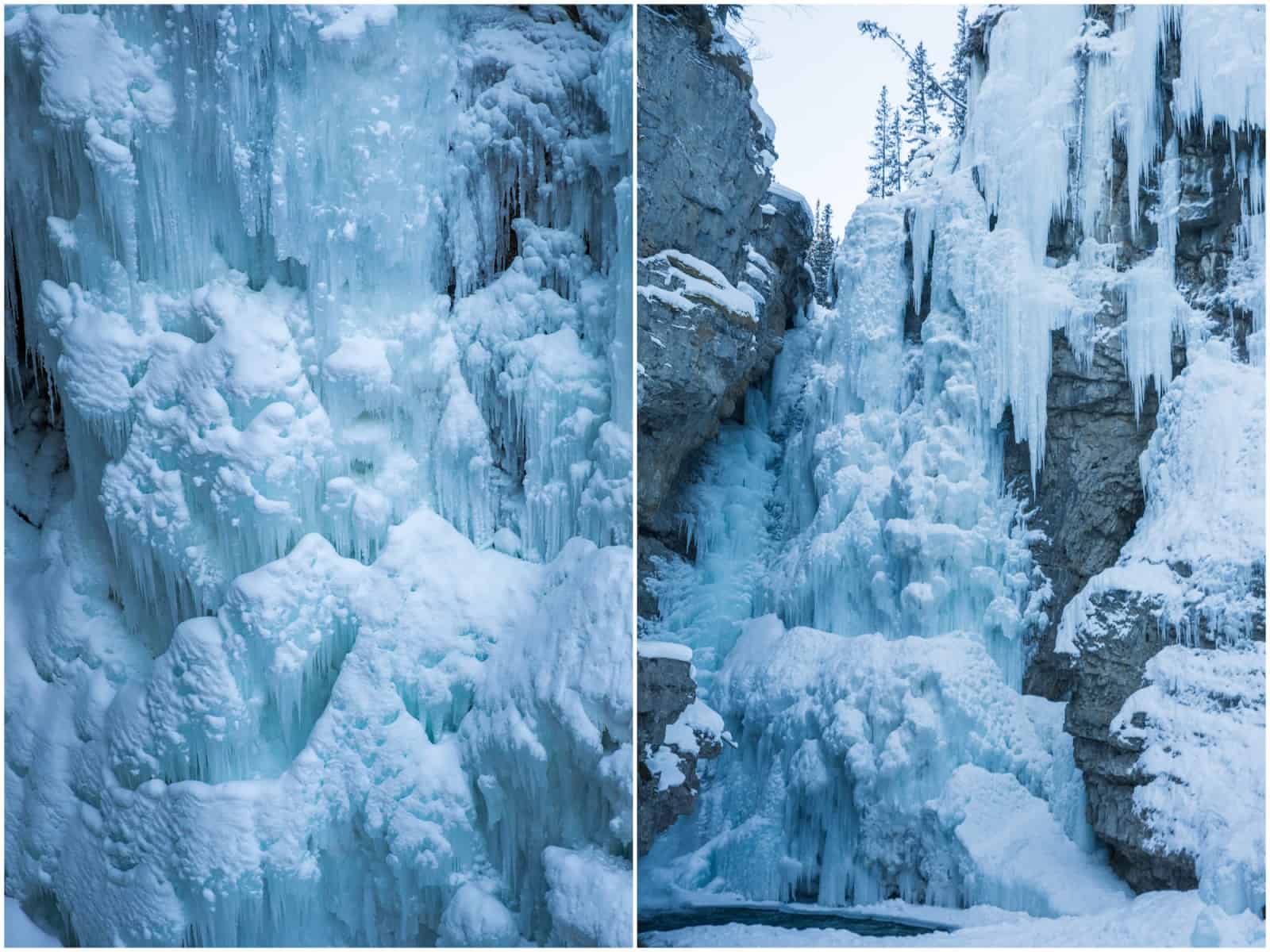 johnston canyon winter