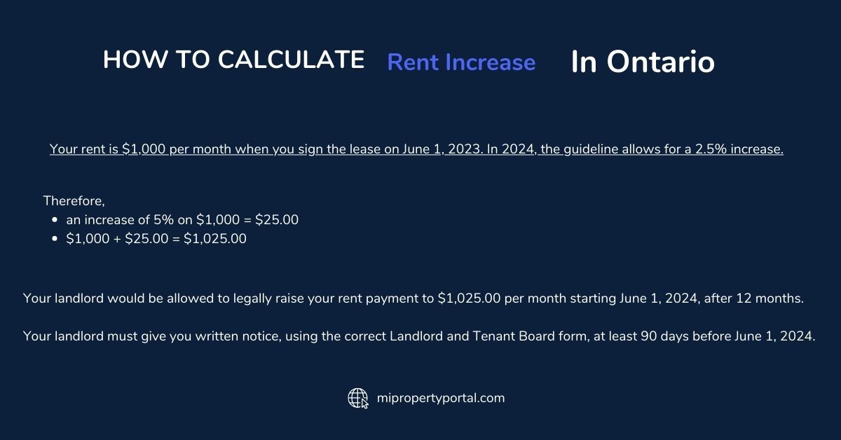 How To Calculate Rent increase in Ontario