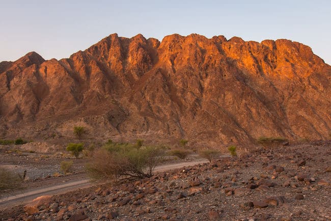 mountains dubai