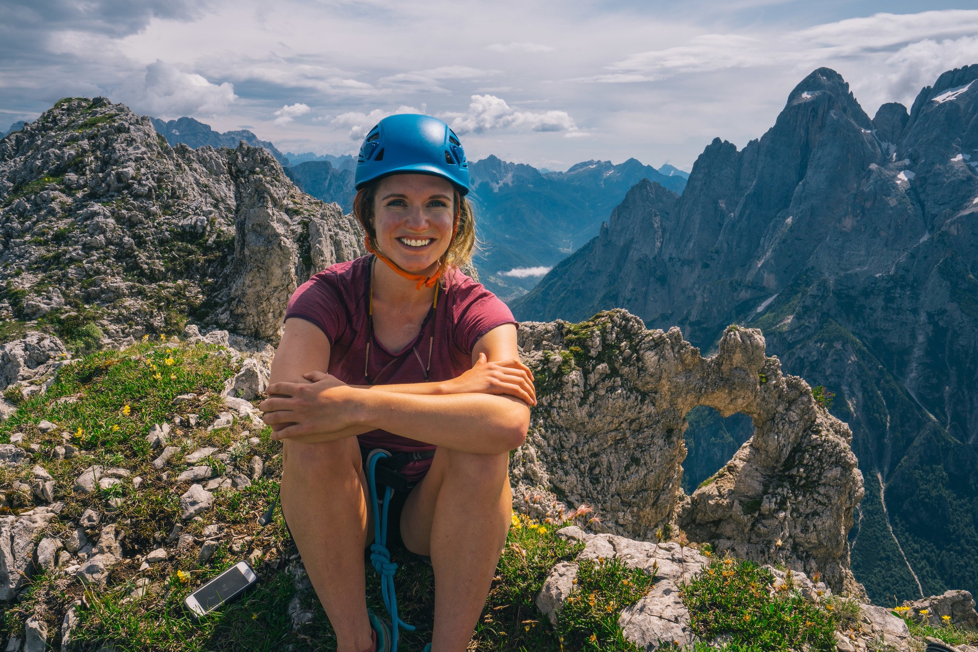 Hiking to El Cor the heart of the Dolomites