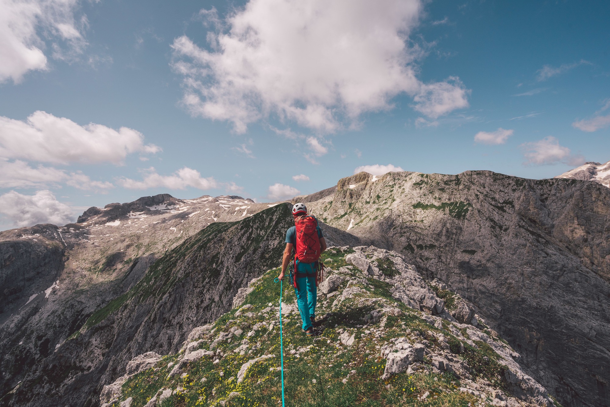 Hiking to El Cor the heart of the Dolomites